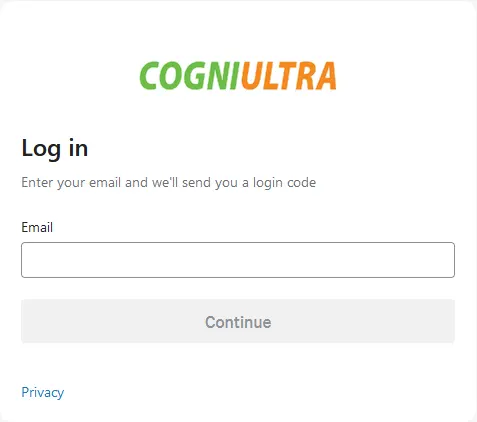 Cogniultra login